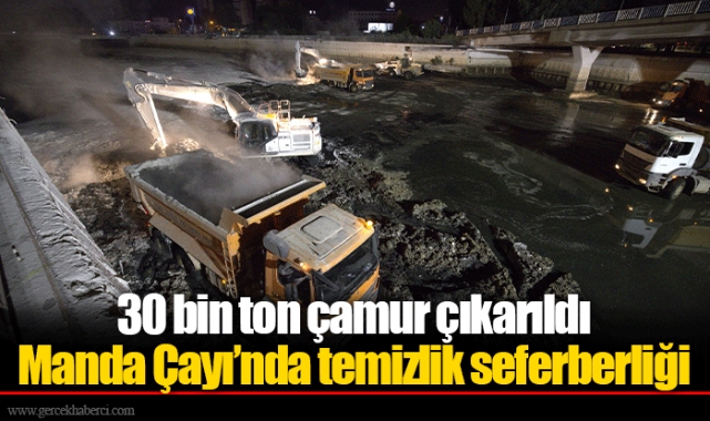 Manda Çayı’nda temizlik seferberliği