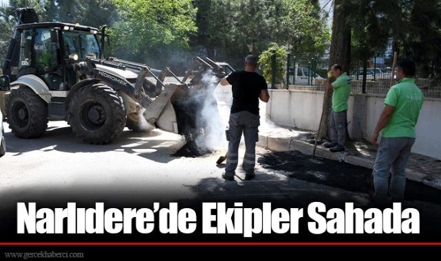 Narlıdere’de Ekipler Sahada