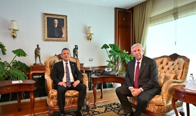 Özgür Özel'den Mansur Yavaş'a ziyaret