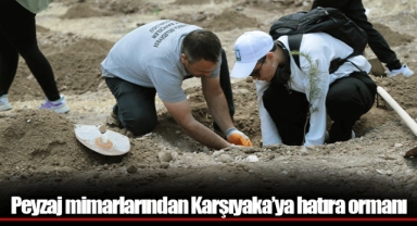 Peyzaj mimarlarından Karşıyaka’ya hatıra ormanı