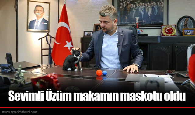 Sevimli Üzüm makamın maskotu oldu