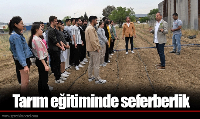 Tarım eğitiminde seferberlik