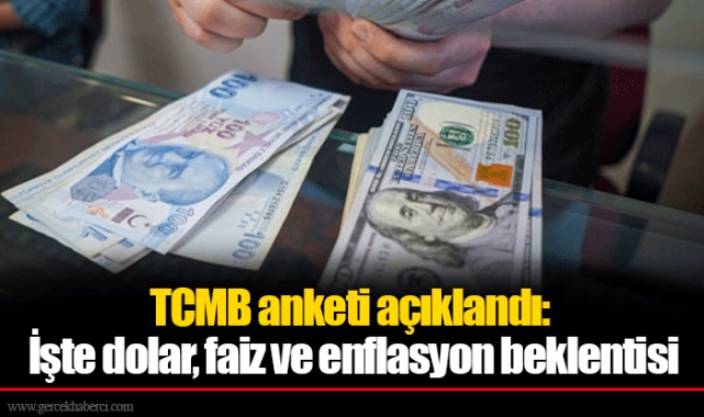 TCMB anketi açıklandı: İşte dolar, faiz ve enflasyon beklentisi