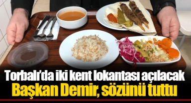 Torbalı’da iki kent lokantası açılacak