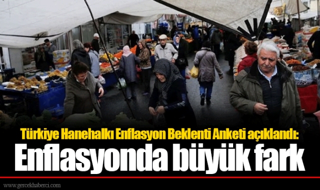 Türkiye Hanehalkı Enflasyon Beklenti Anketi açıklandı: Enflasyonda büyük fark