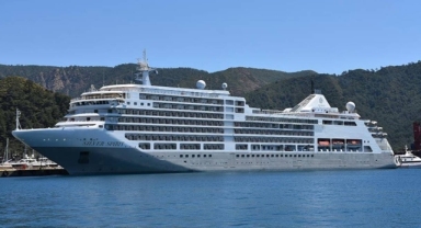 Vasco Da Gama kruvaziyeri 1040 yolcusuyla Marmaris'e geldi
