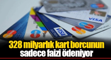 328 milyarlık kart borcunun sadece faizi ödeniyor