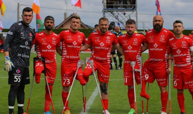 Ampute Milli Futbol Takımı, Avrupa şampiyonu oldu
