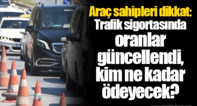 Araç sahipleri dikkat: Trafik sigortasında oranlar güncellendi, kim ne kadar ödeyecek?