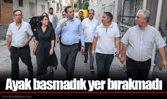 Ayak basmadık yer bırakmadı