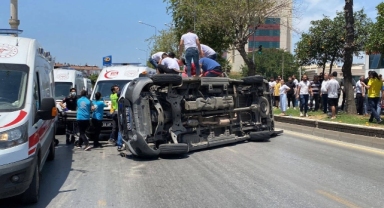 Aydın'da devrilen ambulanstaki hasta hayatını kaybetti