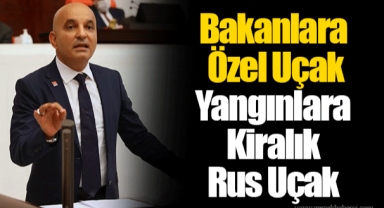 Bakanlara Özel Uçak Yangınlara Kiralık Rus Uçak