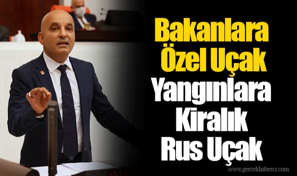 Bakanlara Özel Uçak Yangınlara Kiralık Rus Uçak