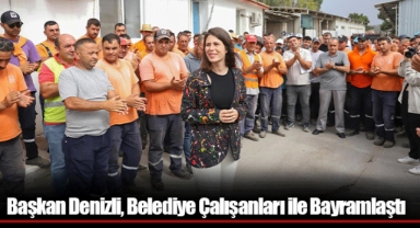 Başkan Denizli, Belediye Çalışanları ile Bayramlaştı