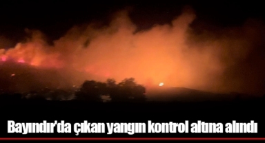 Bayındır'da çıkan yangın kontrol altına alındı