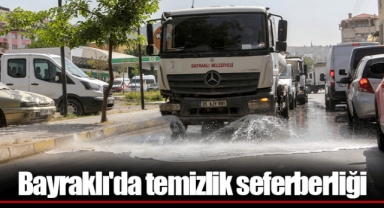 Bayraklı'da temizlik seferberliği