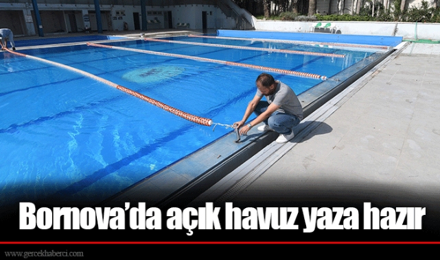 Bornova’da açık havuz yaza hazır