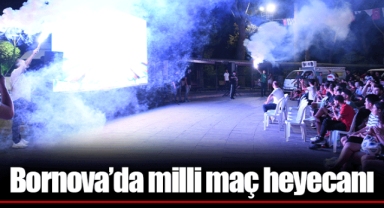 Bornova’da milli maç heyecanı