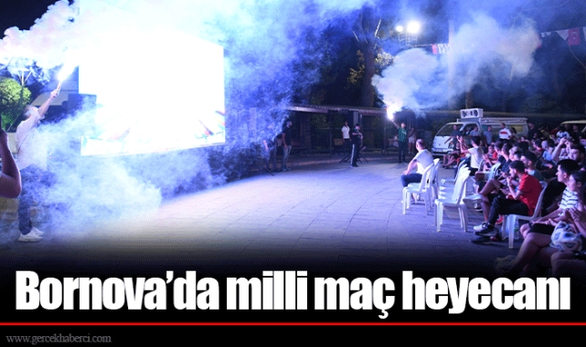 Bornova’da milli maç heyecanı