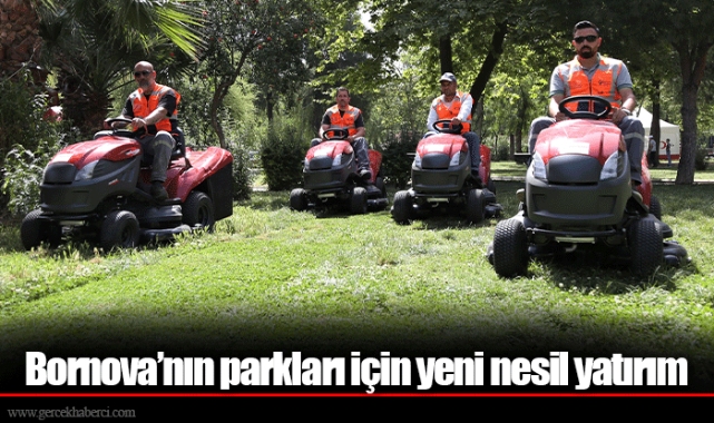 Bornova’nın parkları için yeni nesil yatırım