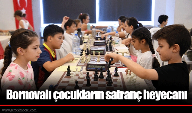 Bornovalı çocukların satranç heyecanı