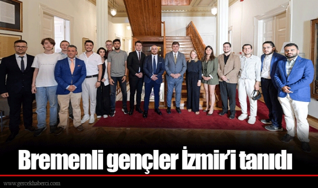 Bremenli gençler İzmir’i tanıdı   