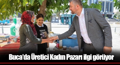 Buca’da Üretici Kadın Pazarı ilgi görüyor