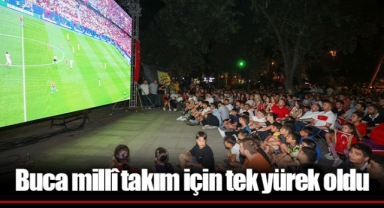 Buca millî takım için tek yürek oldu