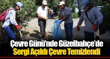 Çevre Günü’nde Güzelbahçe’de Sergi Açıldı Çevre Temizlendi