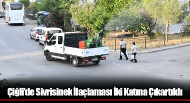 Çiğli’de Sivrisinek İlaçlaması İki Katına Çıkartıldı