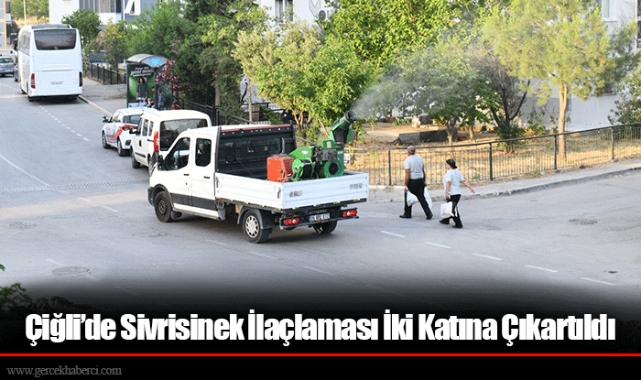 Çiğli’de Sivrisinek İlaçlaması İki Katına Çıkartıldı