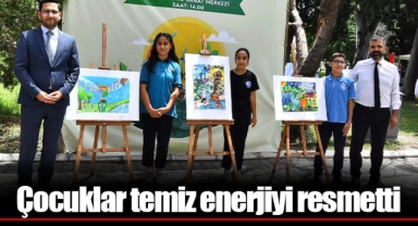 Çocuklar temiz enerjiyi resmetti