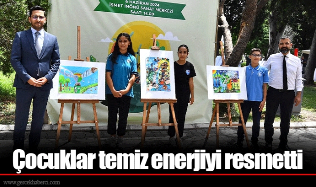Çocuklar temiz enerjiyi resmetti