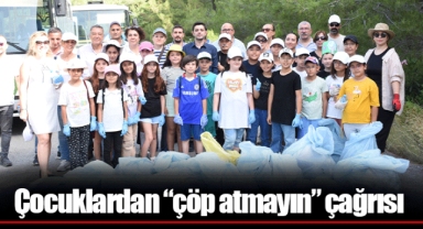 Çocuklardan “çöp atmayın” çağrısı