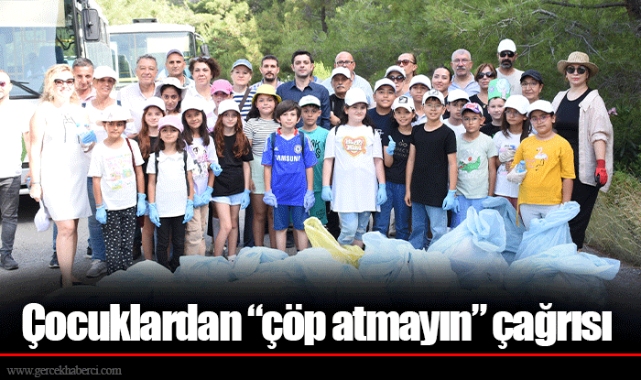 Çocuklardan “çöp atmayın” çağrısı