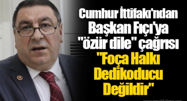 Cumhur İttifakı'ndan Başkan Fıçı'ya