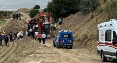 Denizli'de toprak kayması: 1 işçi hayatını kaybetti, 1 işçi ağır yaral