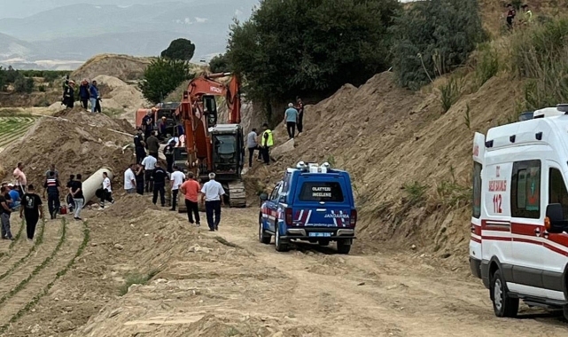 Denizli'de toprak kayması: 1 işçi hayatını kaybetti, 1 işçi ağır yaral