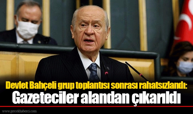 Devlet Bahçeli grup toplantısı sonrası rahatsızlandı: Gazeteciler alandan çıkarıldı