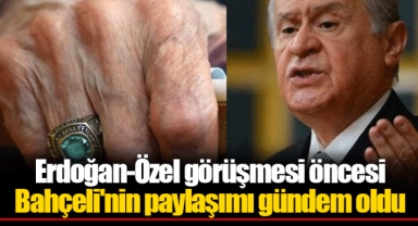 Erdoğan-Özel görüşmesi öncesi Bahçeli'nin paylaşımı gündem oldu: Allah bana yeter