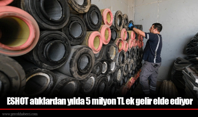 ESHOT atıklardan yılda 5 milyon TL ek gelir elde ediyor
