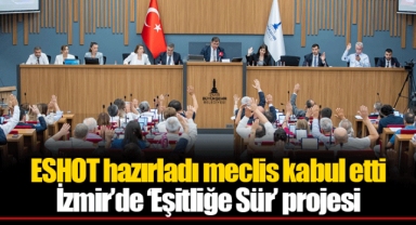 ESHOT hazırladı meclis kabul etti