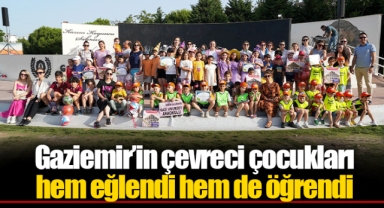 Gaziemir’in çevreci çocukları hem eğlendi hem de öğrendi