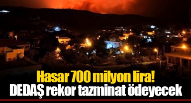 Hasar 700 milyon lira! DEDAŞ rekor tazminat ödeyecek