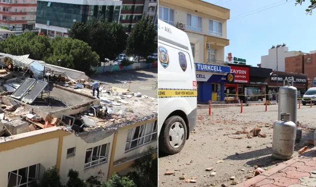 Hatay'da patlama: Birçok bina ve çevresinde hasar oluştu