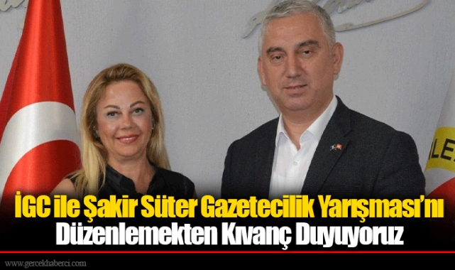 İGC ile Şakir Süter Gazetecilik Yarışması’nı Düzenlemekten Kıvanç Duyuyoruz