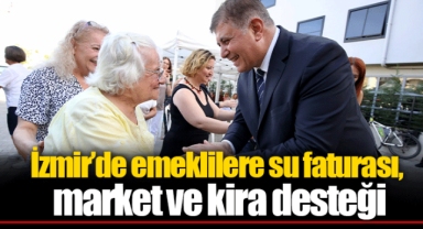 İzmir’de emeklilere su faturası, market ve kira desteği