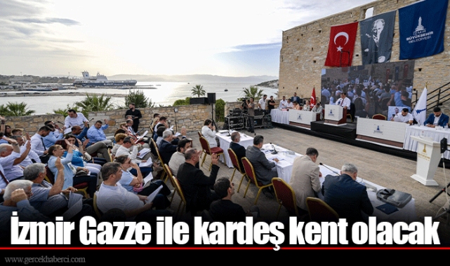 İzmir Gazze ile kardeş kent olacak