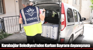 Karabağlar Belediyesi’nden Kurban Bayramı dayanışması