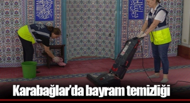 Karabağlar’da bayram temizliği